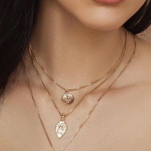 Joy Dravecky Fortune Layered Necklace Gold (NWOT)